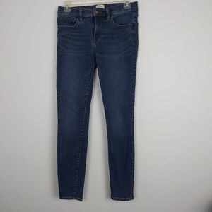 J.Crew 8" toothpick skinny jeans size 28